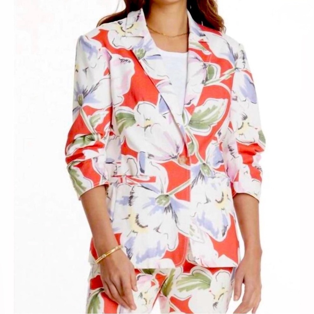 NWT Tyler Böe Cooper Exploded Floral Blazer in Multi Colors